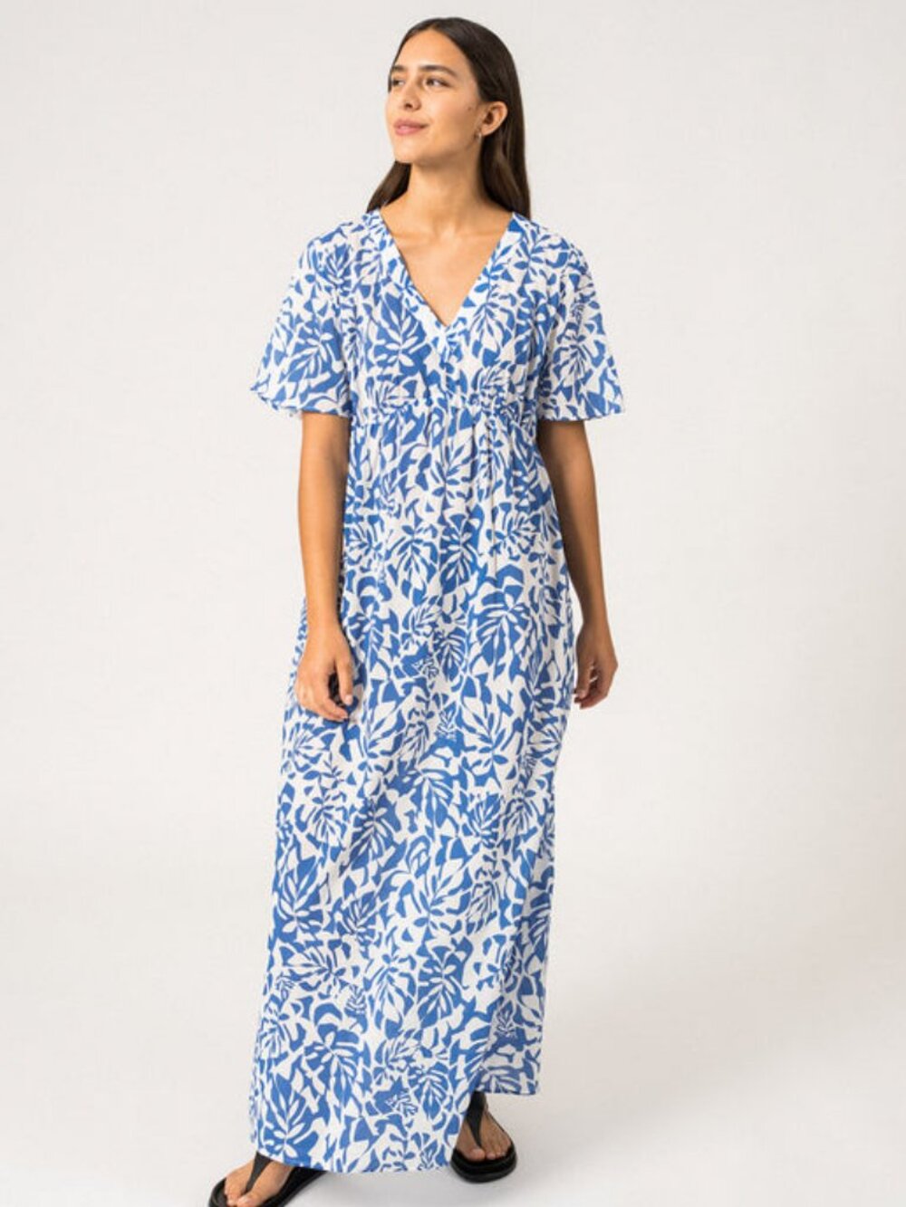 CECILIA V-Neckline Maxi Dress